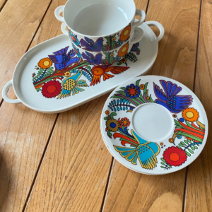 Duo de Bols Acapulco de Villeroy & Boch des Années 70